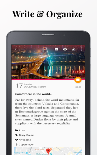 Screenshots Diaro - Ứng dụng viết nhật ký, ghi chú sự kiện và tâm trạng