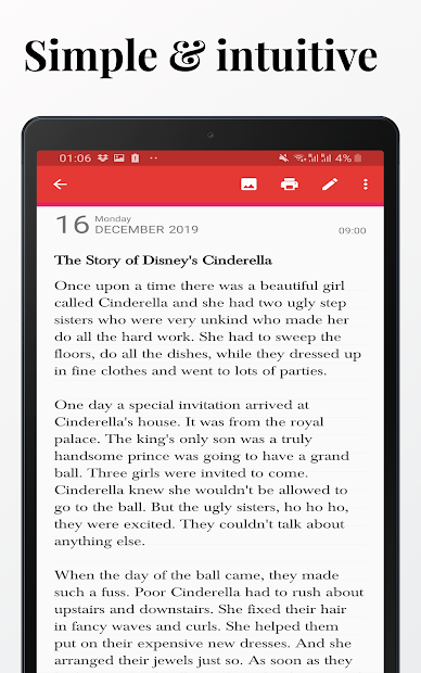 Screenshots Diaro - Ứng dụng viết nhật ký, ghi chú sự kiện và tâm trạng