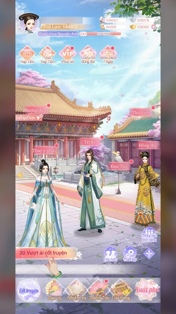 Screenshots Hoàng Hậu Giá Đáo - Game hoàng cung tranh đấu hấp dẫn