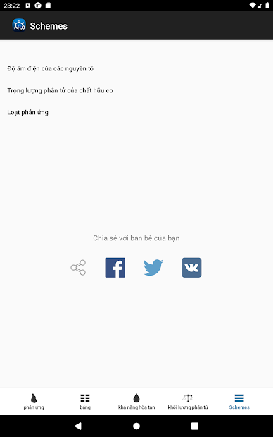 Screenshots Tải Hóa Học : Ứng dụng tra từ điển Hóa Học đầy đủ