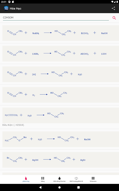 Screenshots Tải Hóa Học : Ứng dụng tra từ điển Hóa Học đầy đủ
