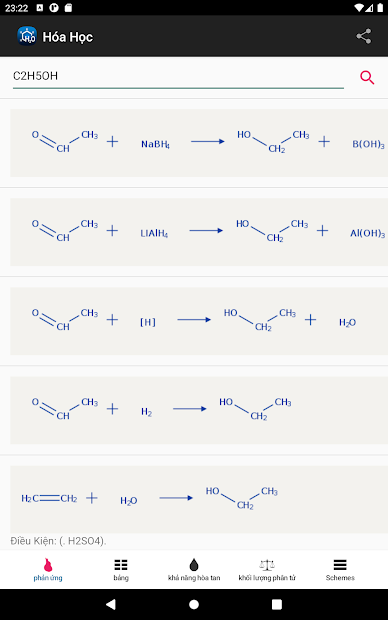 Screenshots Tải Hóa Học : Ứng dụng tra từ điển Hóa Học đầy đủ