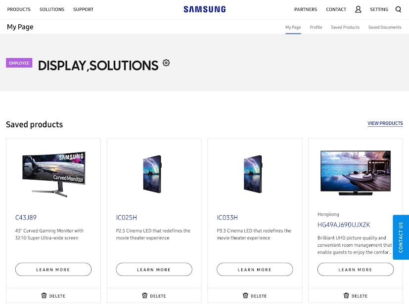 Screenshots SAMSUNG Display Solutions: Giải pháp màn hình thông minh cho doanh nghiệp