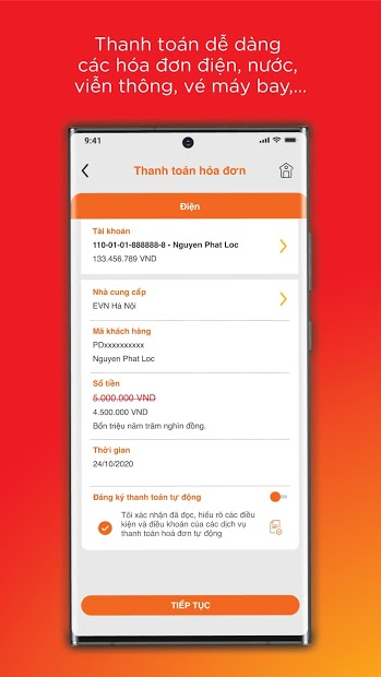 Screenshots Tải MSB mBank - Ứng dụng Mobile cho khách hàng cá nhân của Ngân hàng TMCP Hàng Hải