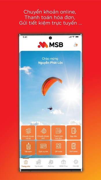 Screenshots Tải MSB mBank - Ứng dụng Mobile cho khách hàng cá nhân của Ngân hàng TMCP Hàng Hải