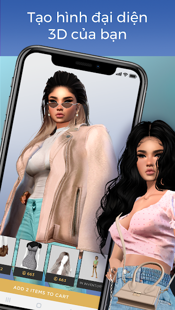 Screenshots Tải IMVU: Ứng dụng mạng xã hội cho bạn bè và trò chuyện 3D