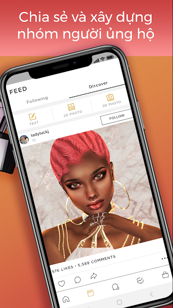 Screenshots Tải IMVU: Ứng dụng mạng xã hội cho bạn bè và trò chuyện 3D