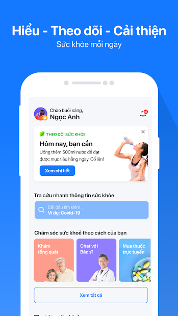 Screenshots eDoctor - Hiểu, theo dõi, chăm sóc sức khỏe mọi lúc, mọi nơi