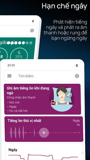 Screenshots Sleep as Android - Ứng dụng quản lý và theo dõi giấc ngủ