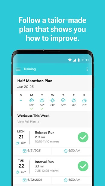 Screenshots Runkeeper - Ứng dụng theo dõi và luyện tập chạy bộ GPS