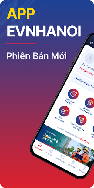 Screenshots EVNHANOI: Ứng dụng theo dõi, tra cứu sử dụng điện theo ngày