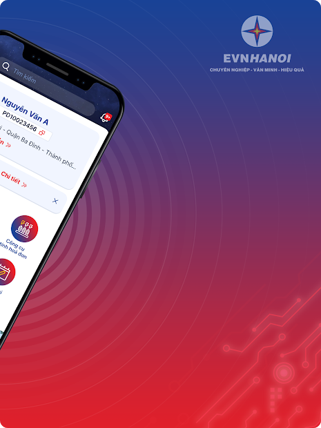 Screenshots EVNHANOI: Ứng dụng theo dõi, tra cứu sử dụng điện theo ngày