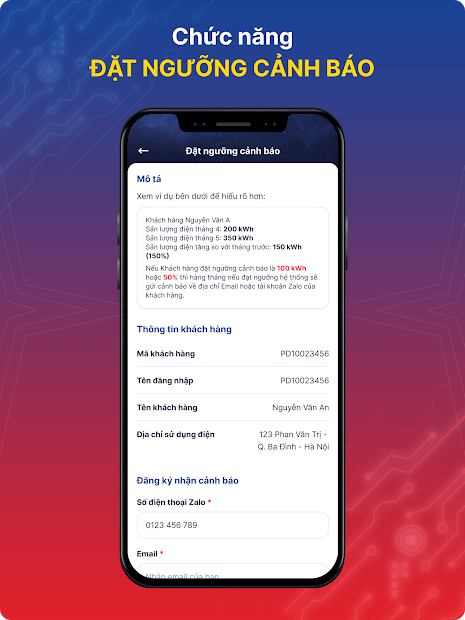 Screenshots EVNHANOI: Ứng dụng theo dõi, tra cứu sử dụng điện theo ngày
