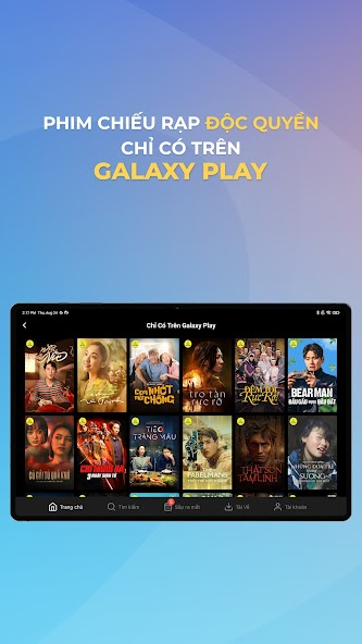 Screenshots Tải Galaxy Play: Ứng dụng xem phim mới hằng ngày