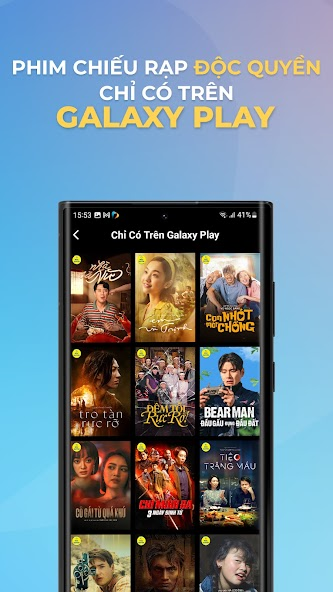Screenshots Tải Galaxy Play: Ứng dụng xem phim mới hằng ngày