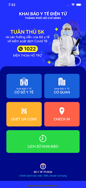 Screenshots App Y Tế HCM: Ứng dụng khai báo y tế TP.HCM