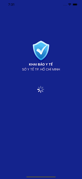 Screenshots App Y Tế HCM: Ứng dụng khai báo y tế TP.HCM