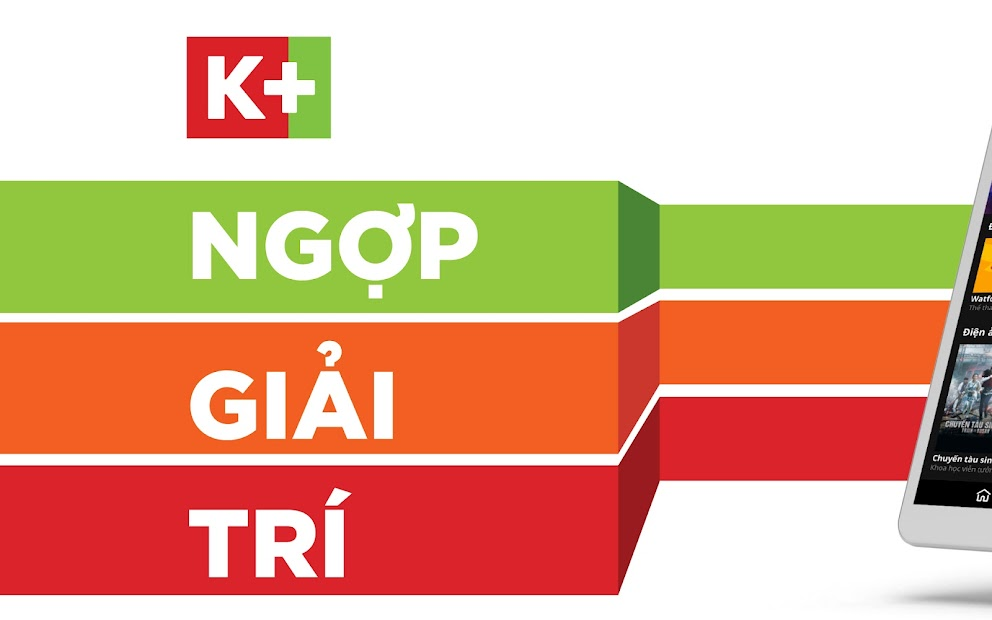 Screenshots Tải K+: Ứng dụng xem TV và VOD