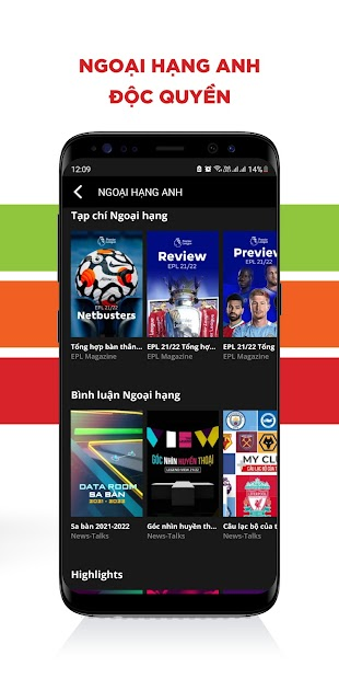 Screenshots Tải K+: Ứng dụng xem TV và VOD