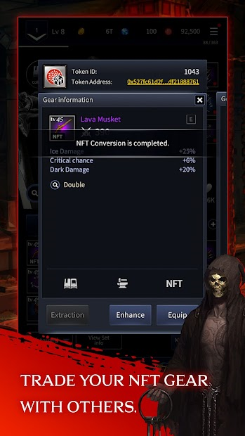 Ảnh chụp màn hình CrypTornado cho WEMIX - Dungeon Conquest RPG game
