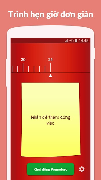 Screenshots Pomodoro Timer Lite - Đồng hồ Pomodoro tập trung làm việc
