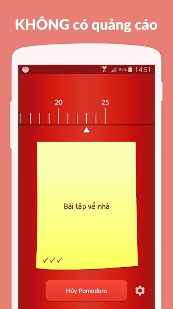 Screenshots Pomodoro Timer Lite - Đồng hồ Pomodoro tập trung làm việc