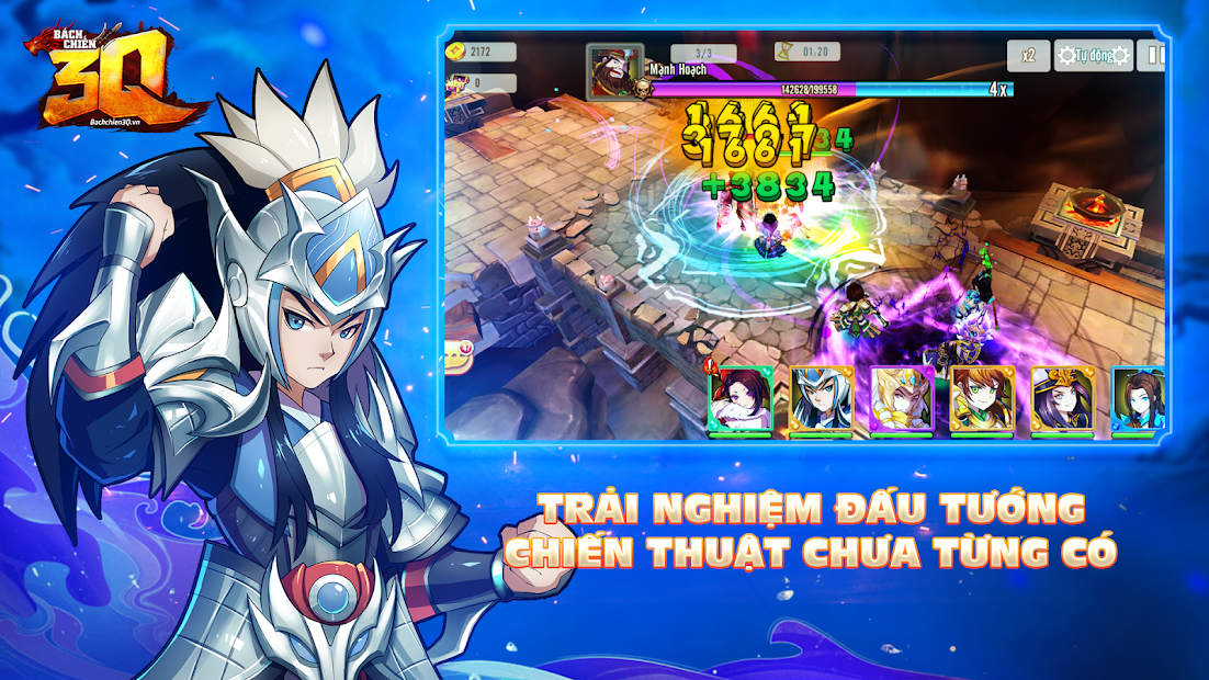 Screenshots Tải Bách Chiến 3Q | Game đấu tướng chiến thuật Tam Quốc