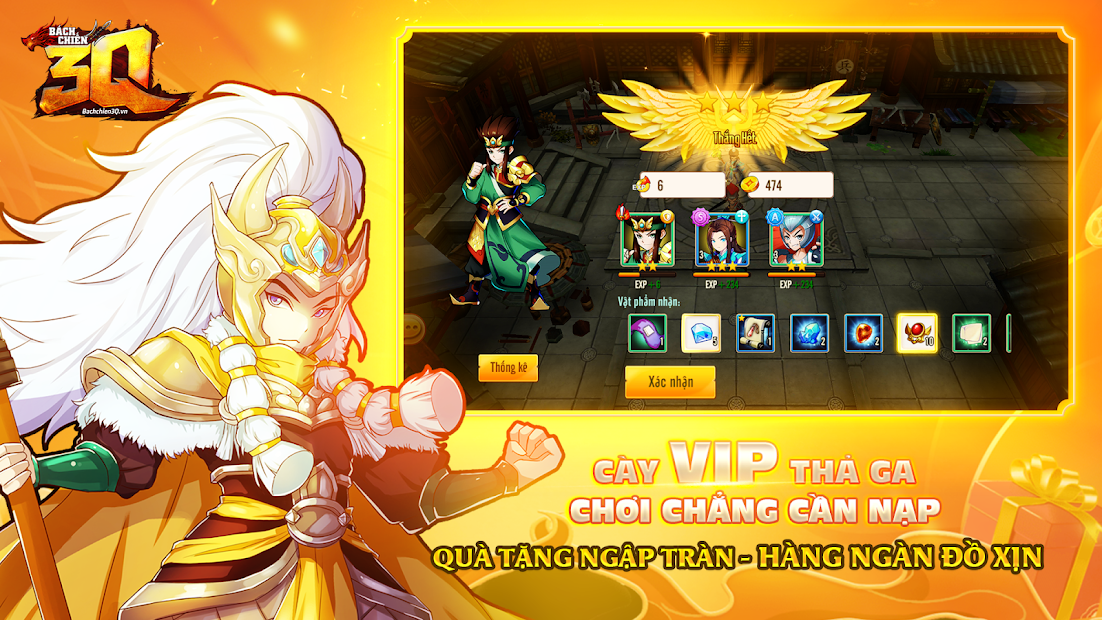 Screenshots Tải Bách Chiến 3Q | Game đấu tướng chiến thuật Tam Quốc