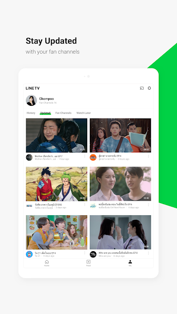Screenshots Tải LINE TV - Xem nội dung yêu thích của bạn mọi lúc, mọi nơi