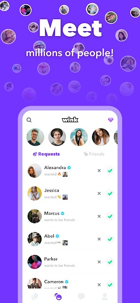 Screenshots Tải Wink - Ứng dụng tìm và kết bạn mới