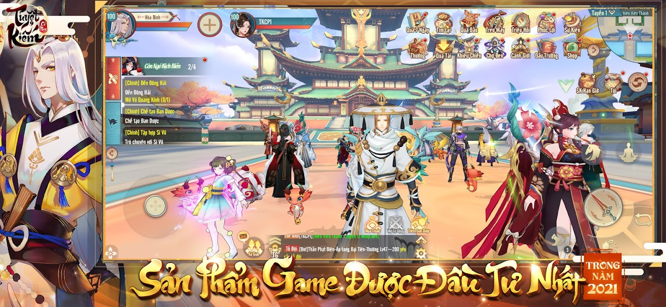 Screenshots Tuyệt Kiếm Cổ Phong Mobile - Game nhập vai hành động kiếm hiệp