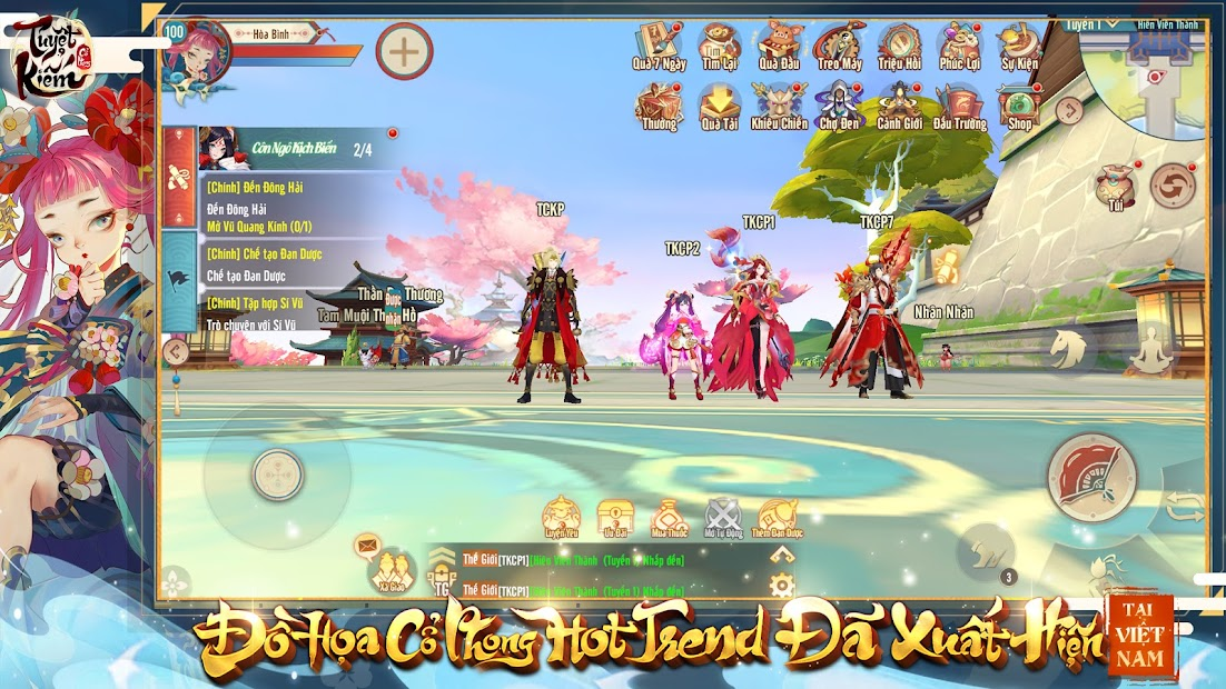 Screenshots Tuyệt Kiếm Cổ Phong Mobile - Game nhập vai hành động kiếm hiệp