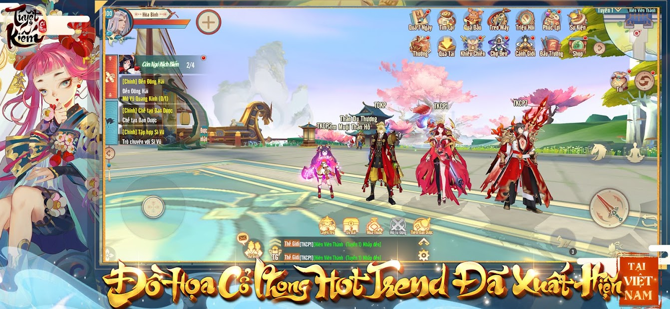 Screenshots Tuyệt Kiếm Cổ Phong Mobile - Game nhập vai hành động kiếm hiệp