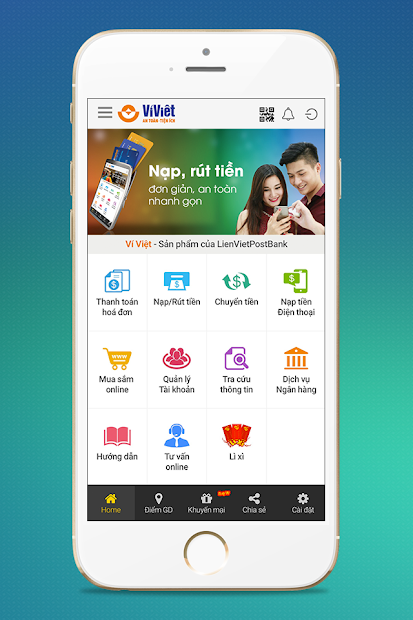 Screenshots Ví Việt: Chuyển tiền nhanh chóng, thanh toán tiện lợi