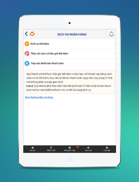 Screenshots Ví Việt: Chuyển tiền nhanh chóng, thanh toán tiện lợi