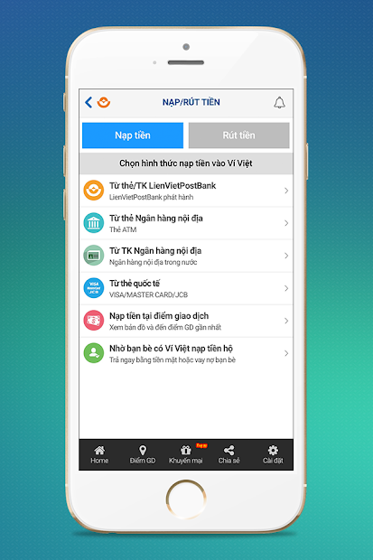 Screenshots Ví Việt: Chuyển tiền nhanh chóng, thanh toán tiện lợi