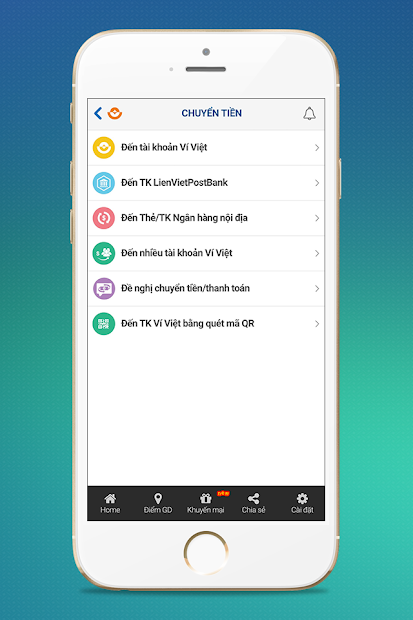 Screenshots Ví Việt: Chuyển tiền nhanh chóng, thanh toán tiện lợi
