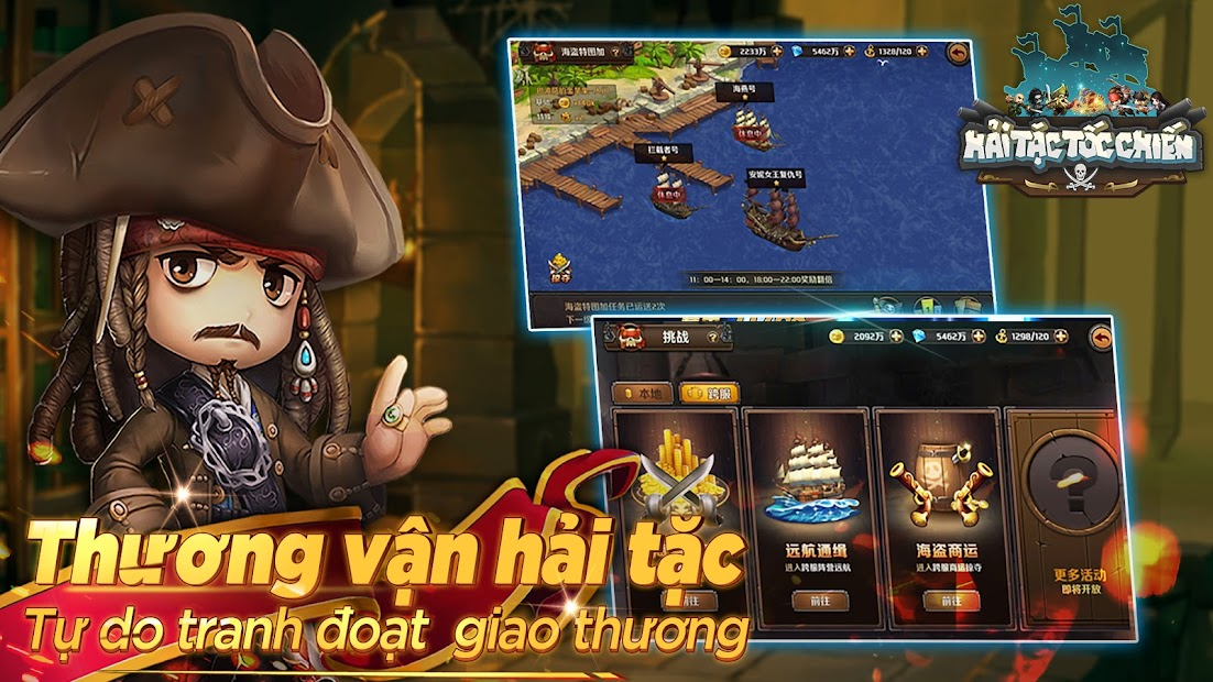 Screenshots Hải Tặc Tốc Chiến - Cướp biển vùng Caribe | Game chiến thuật