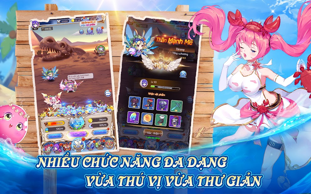 Screenshots Idle Goddess - Đấu trường Nữ thần | Game chiến thuật cuốn hút