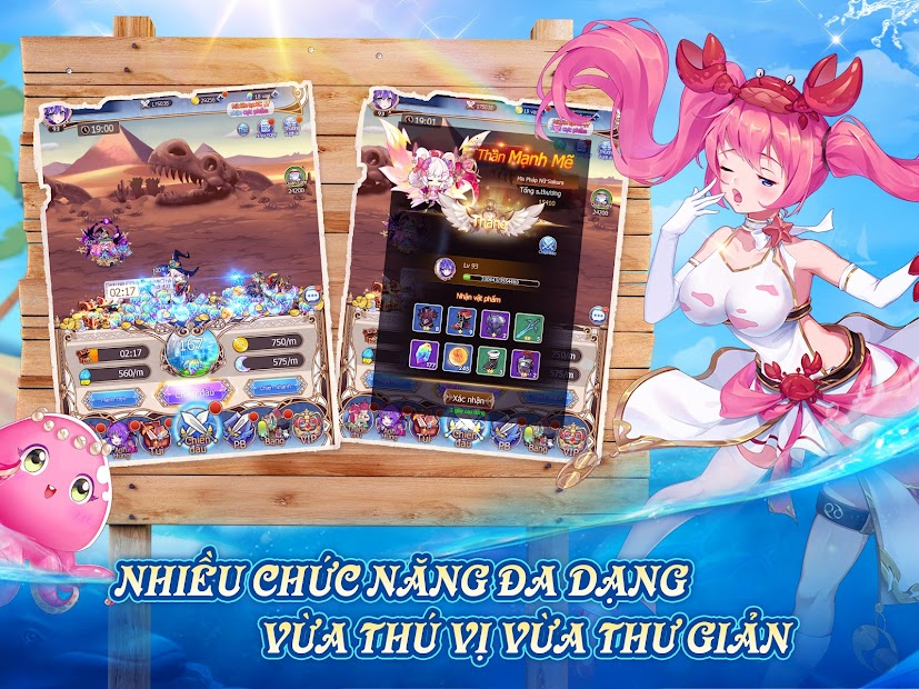 Screenshots Idle Goddess - Đấu trường Nữ thần | Game chiến thuật cuốn hút