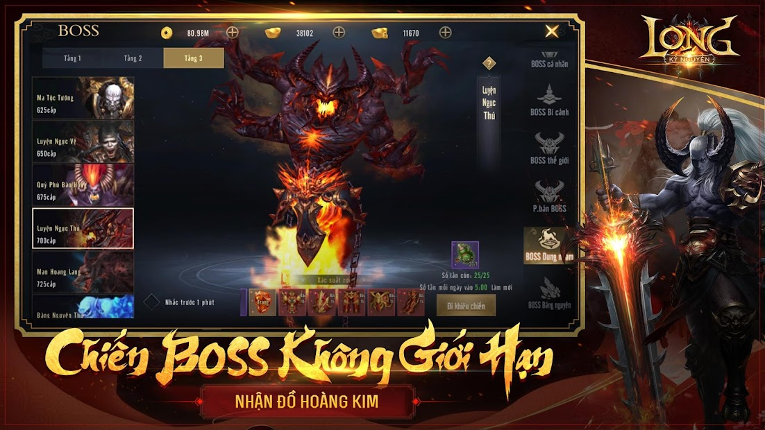 Screenshots Long Kỷ Nguyên VTC - Game nhập vai hóa rồng