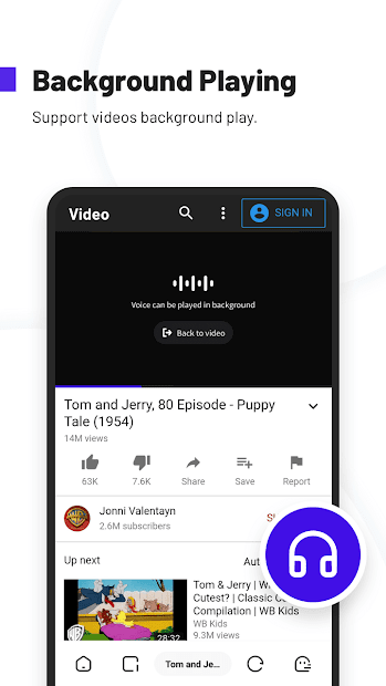 Screenshots Tải UC Browser Turbo - Ứng dụng truy cập web và tải video an toàn