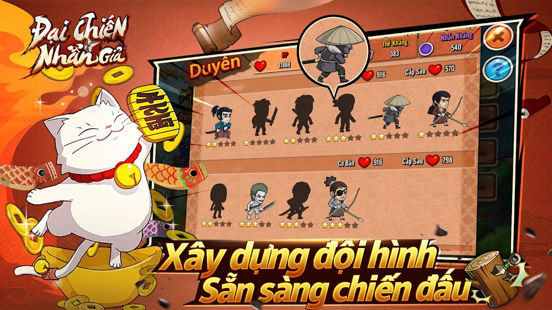 Screenshots Đại Chiến Nhẫn Giả | Game nhập vai đấu tướng 2D kinh điển