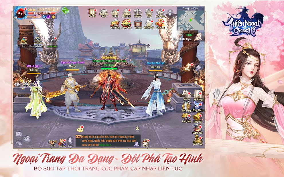 Screenshots Thiên Ngoại Giang Hồ - Game mobile kiếm hiệp võ lâm