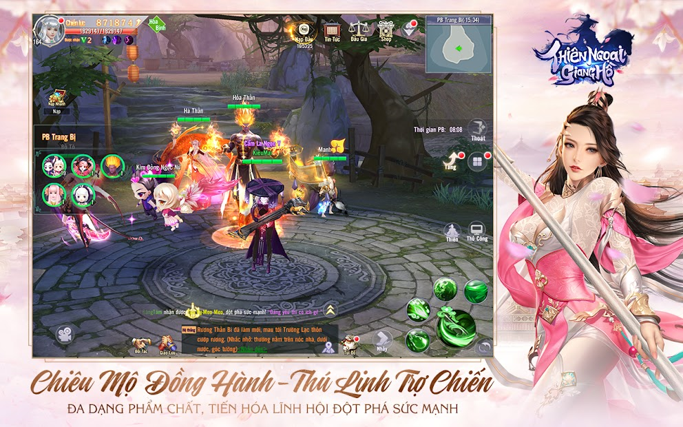 Screenshots Thiên Ngoại Giang Hồ - Game mobile kiếm hiệp võ lâm