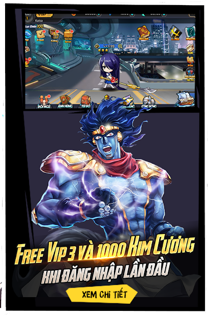 Screenshots Tải Siêu Anh Hùng Mobile MGP - Game chiến thuật siêu hấp dẫn