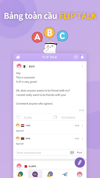 Screenshots FLIP - Ứng dụng theo dõi thời gian tập trung học tập, làm việc