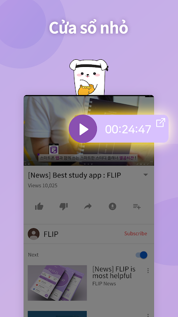 Screenshots FLIP - Ứng dụng theo dõi thời gian tập trung học tập, làm việc