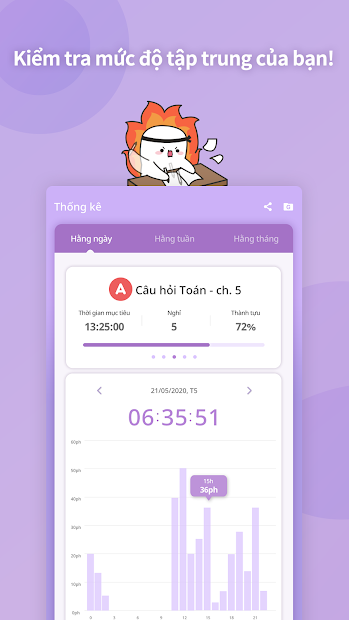Screenshots FLIP - Ứng dụng theo dõi thời gian tập trung học tập, làm việc