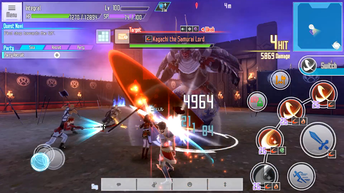 Screenshots Sword Art Online: Integral Factor - Game MMORPG thế giới mở